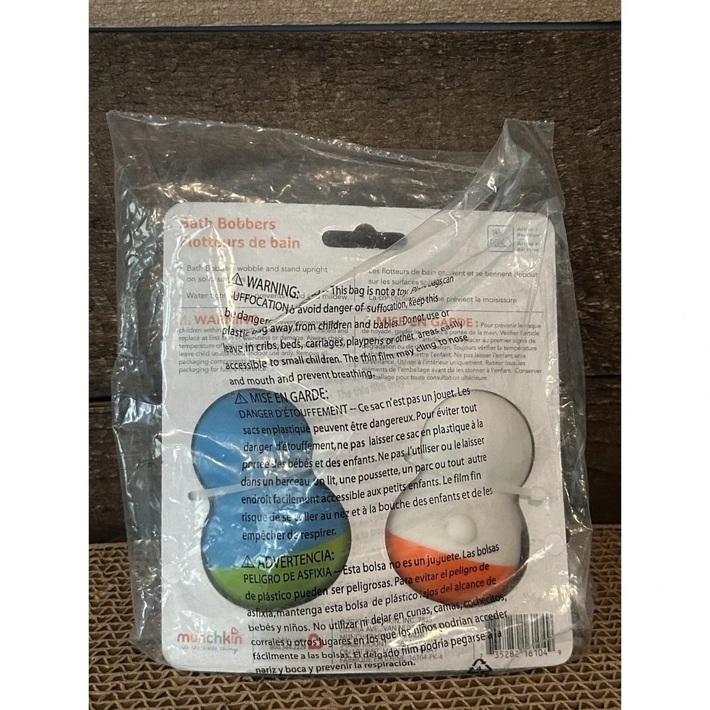 Munchkin‎ Bath Bobbers Mold Free Baby Toddler Bath Toy 6+ Months